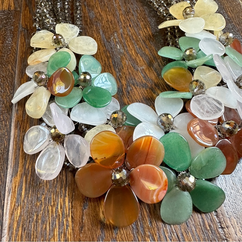 Anthropologie Floral Necklace